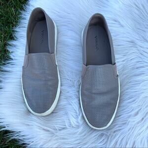 Vince perforated eyelet flat loafers 7